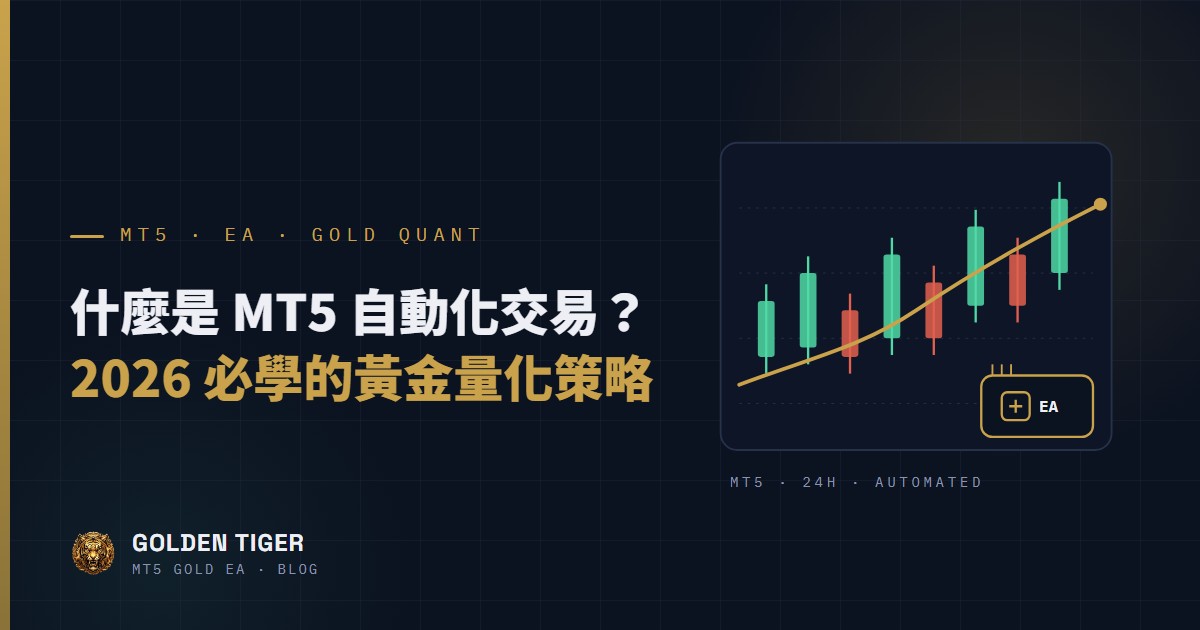 什麼是 MT5 自動化交易？2026 智慧投資必學的黃金量化策略